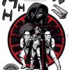 Sticker Komar Star Wars 50x70cm First Order 14024