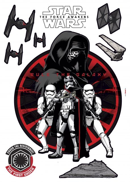Sticker Komar Star Wars 50x70cm First Order 14024