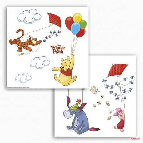 Window Sticker Komar Disney 31x31cm Winnie Pooh 16403