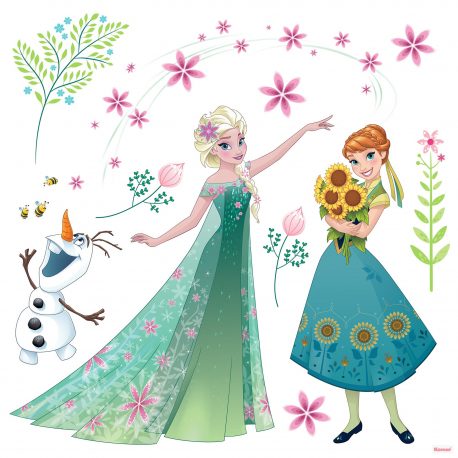 Sticker Komar window 31x31cm Frozen Flower 16407