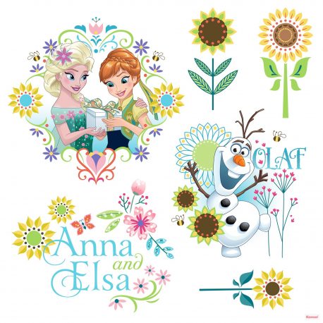 Sticker Komar window 31x31cm Frozen Flower 16407 - imagine 3