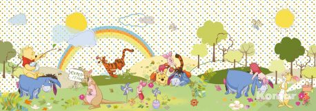 Fototapet Disney 4 piese 368x127 Winnie Pooh - Beautiful Day 4-410
